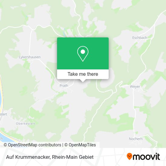 Карта Auf Krummenacker