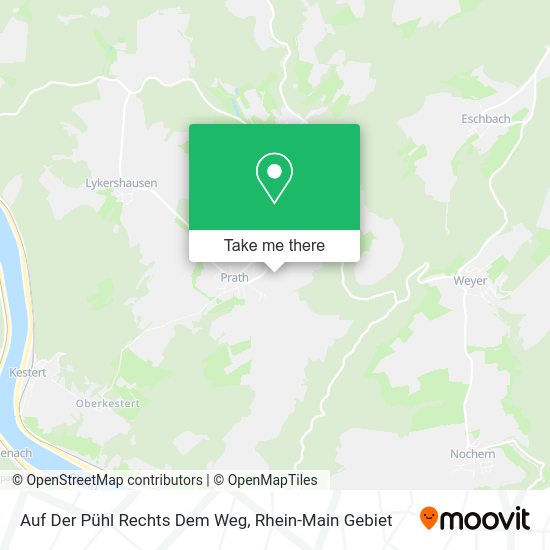 Карта Auf Der Pühl Rechts Dem Weg