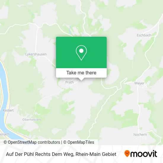 Карта Auf Der Pühl Rechts Dem Weg