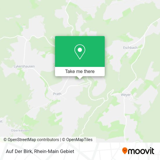 Карта Auf Der Birk
