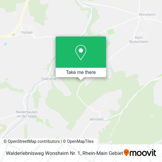 Карта Walderlebnisweg Wonsheim Nr. 1