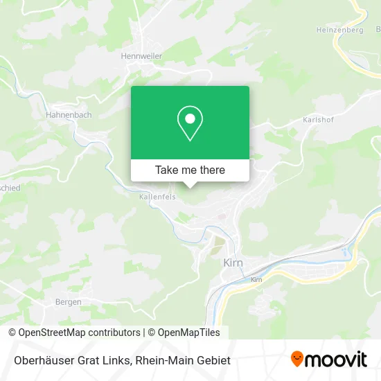 Карта Oberhäuser Grat Links