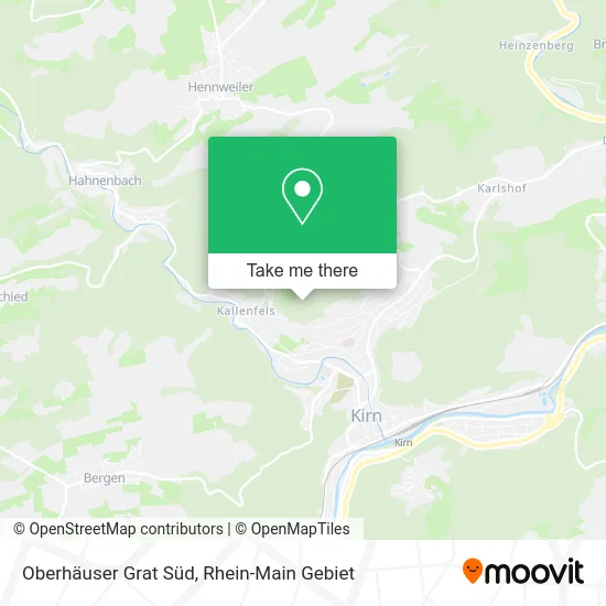 Карта Oberhäuser Grat Süd