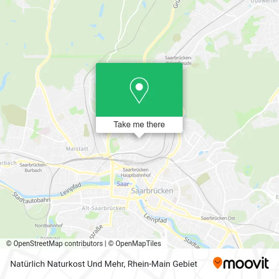 Карта Natürlich Naturkost Und Mehr