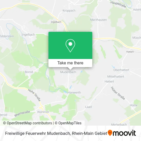 Карта Freiwillige Feuerwehr Mudenbach