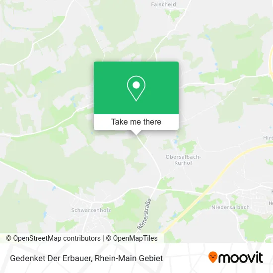 Карта Gedenket Der Erbauer