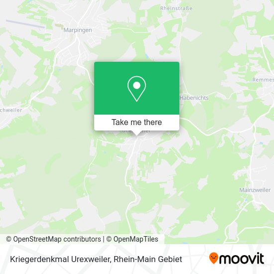 Карта Kriegerdenkmal Urexweiler