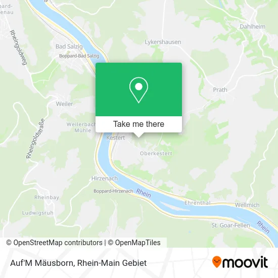 Карта Auf'M Mäusborn