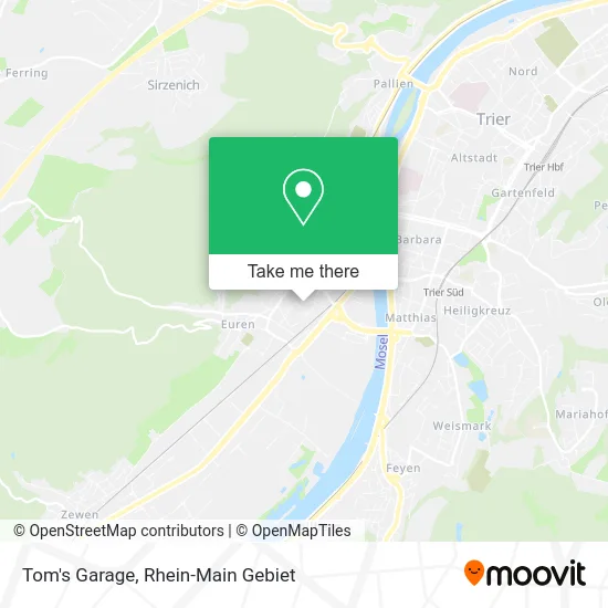 Карта Tom's Garage
