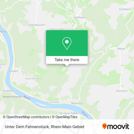 Карта Unter Dem Fahnenstück