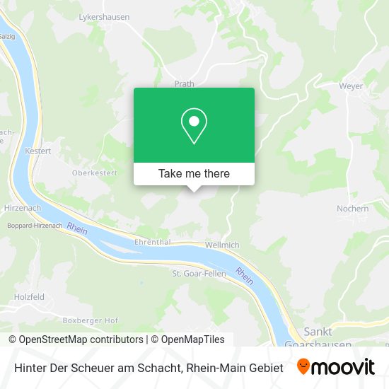 Карта Hinter Der Scheuer am Schacht