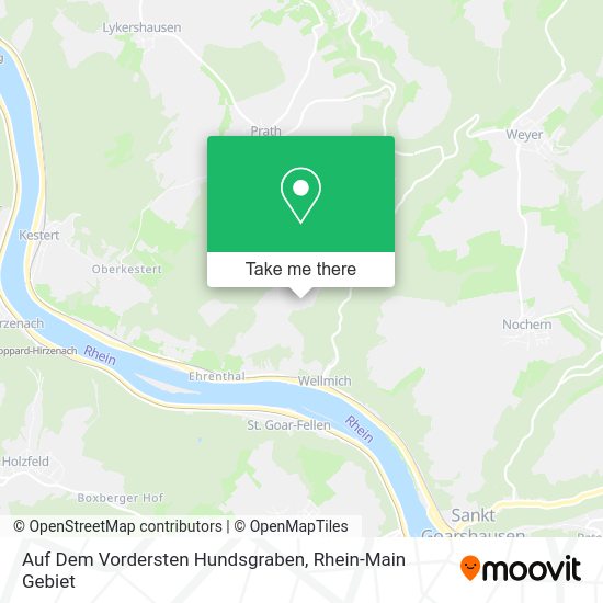 Карта Auf Dem Vordersten Hundsgraben