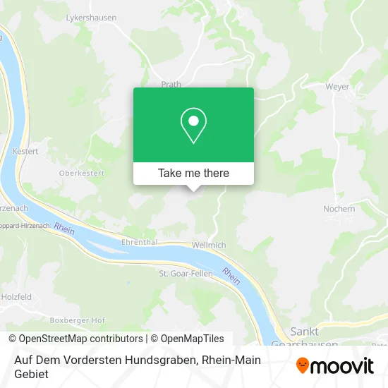 Карта Auf Dem Vordersten Hundsgraben