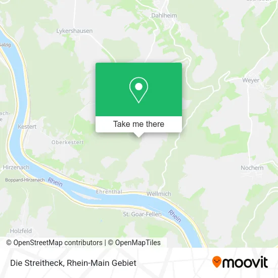 Карта Die Streitheck