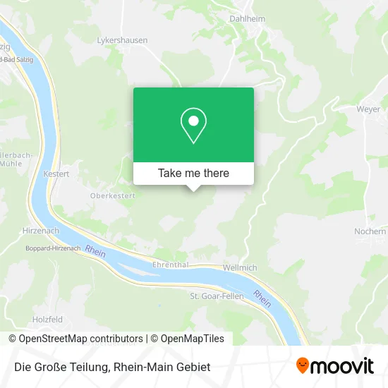 Карта Die Große Teilung