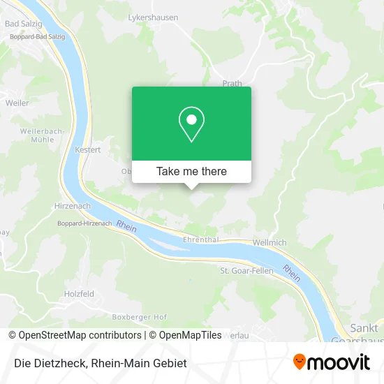 Карта Die Dietzheck