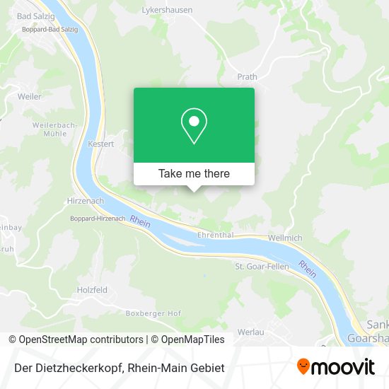 Карта Der Dietzheckerkopf