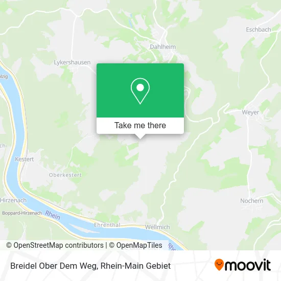 Карта Breidel Ober Dem Weg
