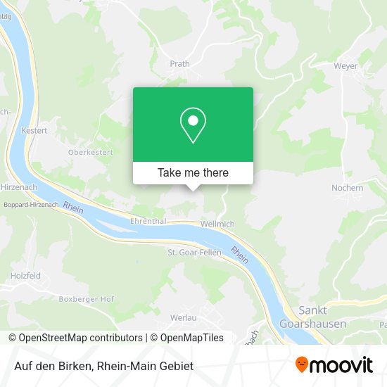 Карта Auf den Birken