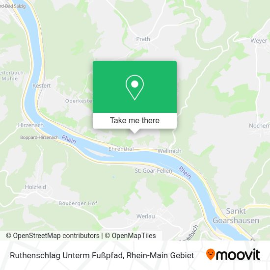 Карта Ruthenschlag Unterm Fußpfad