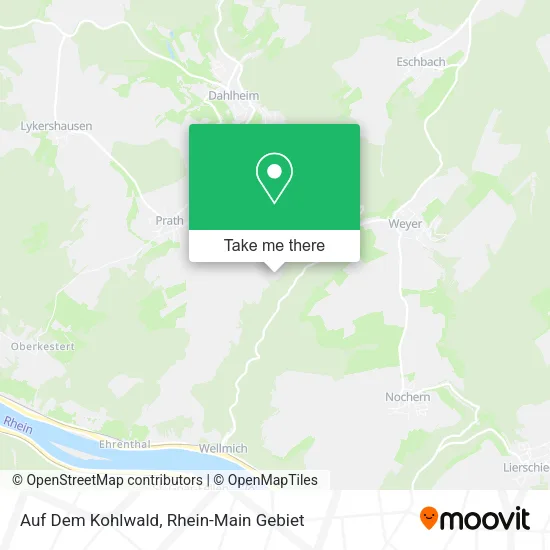 Карта Auf Dem Kohlwald