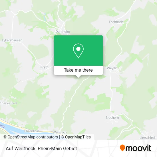Карта Auf Weißheck