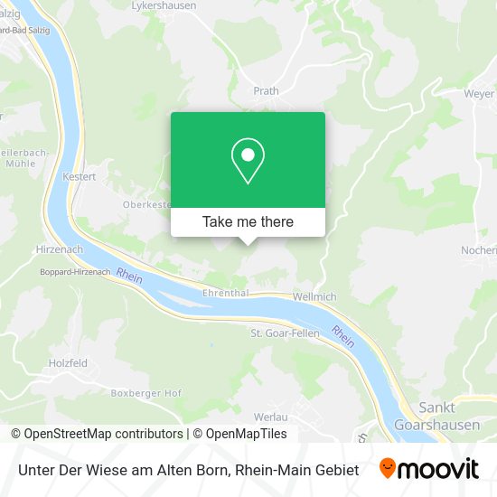 Карта Unter Der Wiese am Alten Born