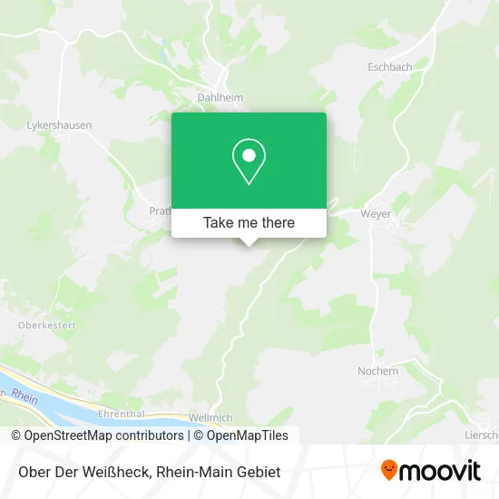 Карта Ober Der Weißheck