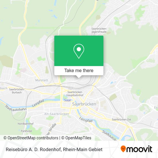 Карта Reisebüro A. D. Rodenhof