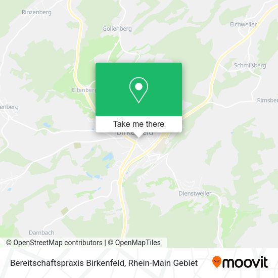 Карта Bereitschaftspraxis Birkenfeld