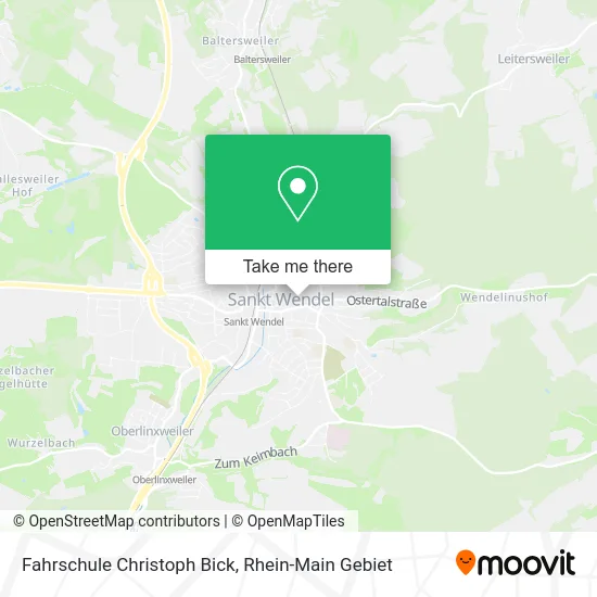 Карта Fahrschule Christoph Bick