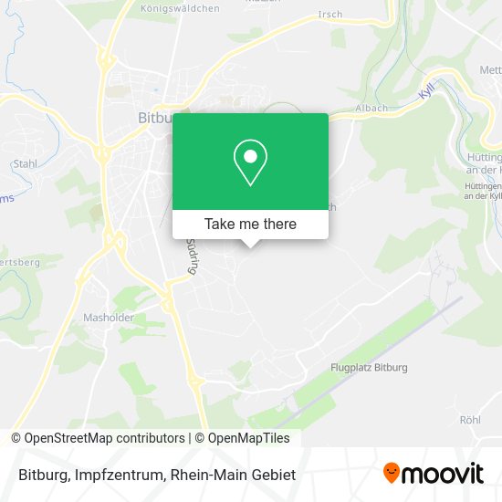 Карта Bitburg, Impfzentrum