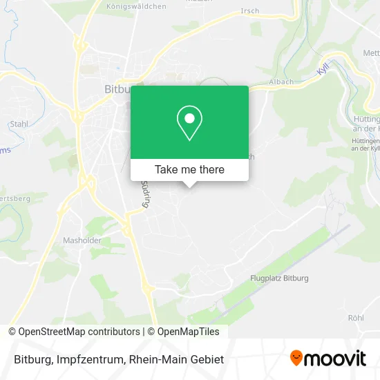 Карта Bitburg, Impfzentrum
