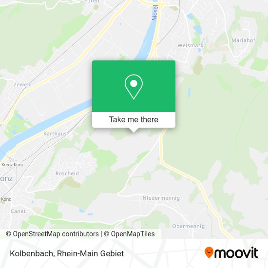 Карта Kolbenbach