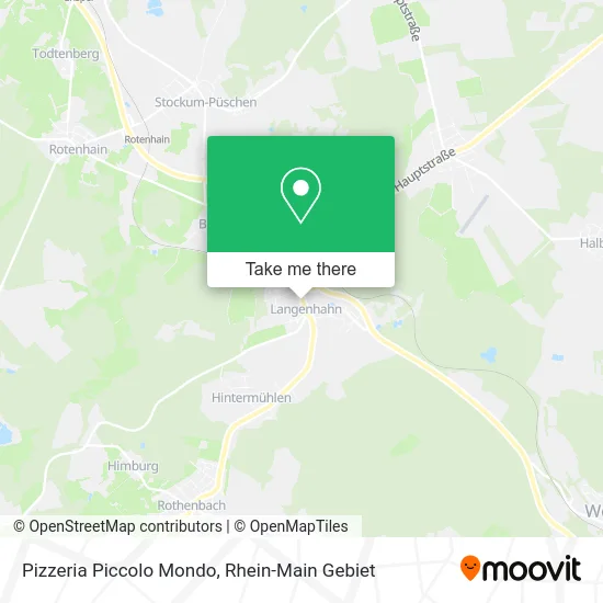 Карта Pizzeria Piccolo Mondo