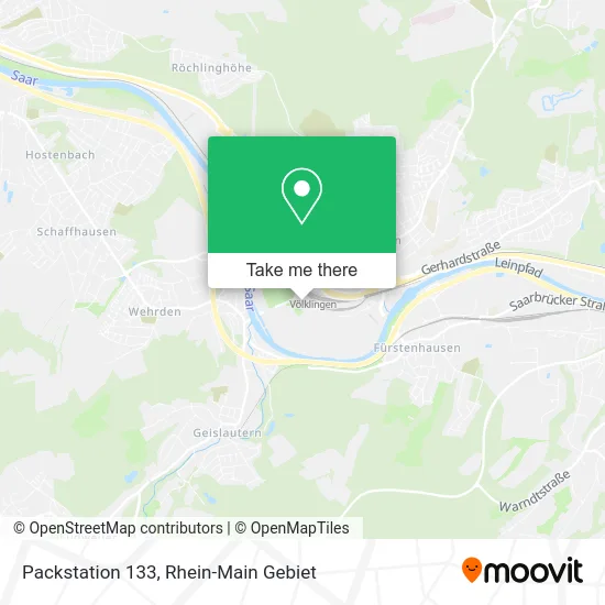 Карта Packstation 133