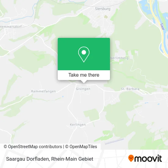 Карта Saargau Dorfladen