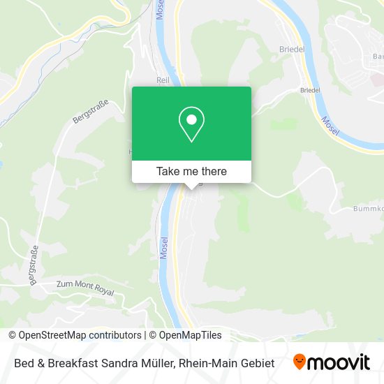 Карта Bed & Breakfast Sandra Müller