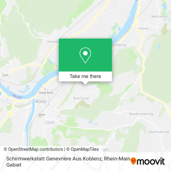Карта Schirmwerkstatt Genevrière Aus Koblenz