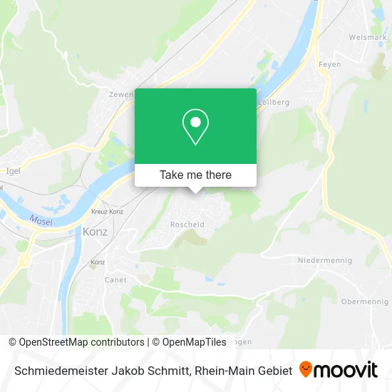 Карта Schmiedemeister Jakob Schmitt