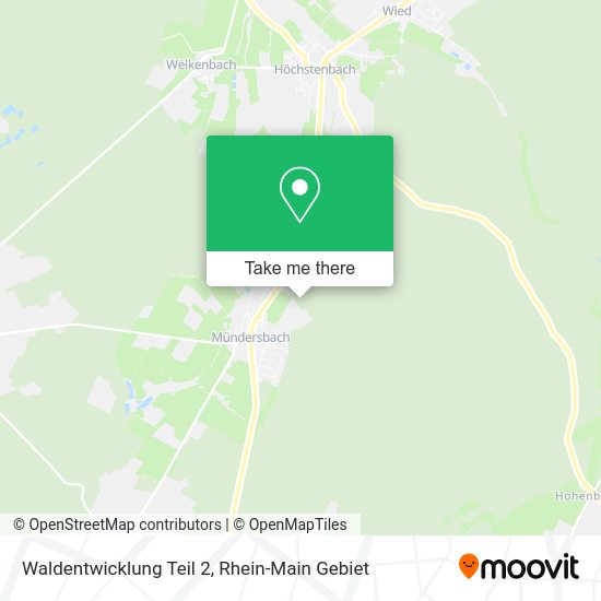 Карта Waldentwicklung Teil 2