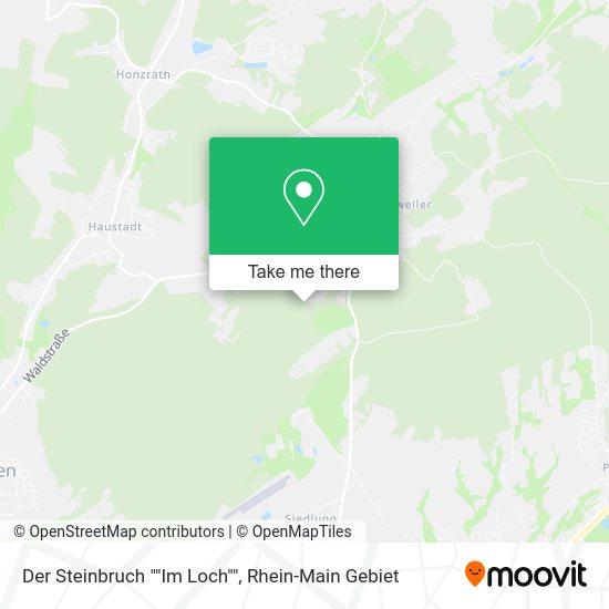 Карта Der Steinbruch ""Im Loch""