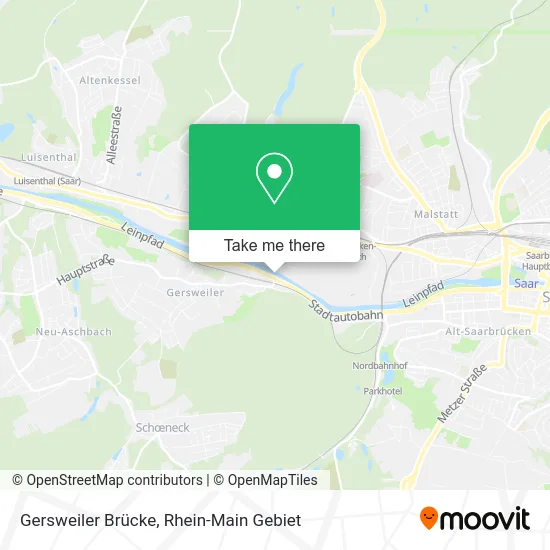 Карта Gersweiler Brücke