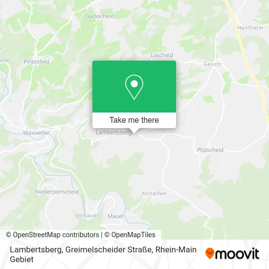 Карта Lambertsberg, Greimelscheider Straße