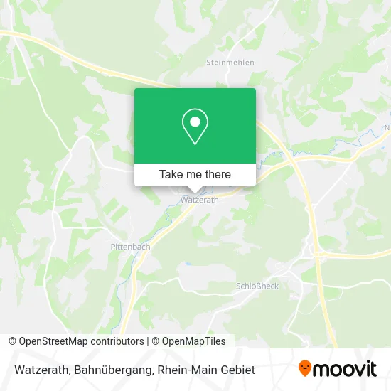 Карта Watzerath, Bahnübergang