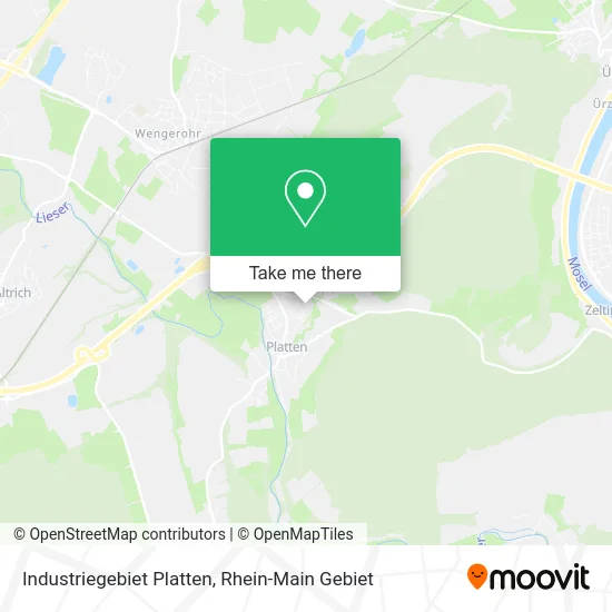 Карта Industriegebiet Platten