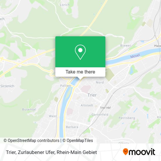 Карта Trier, Zurlaubener Ufer