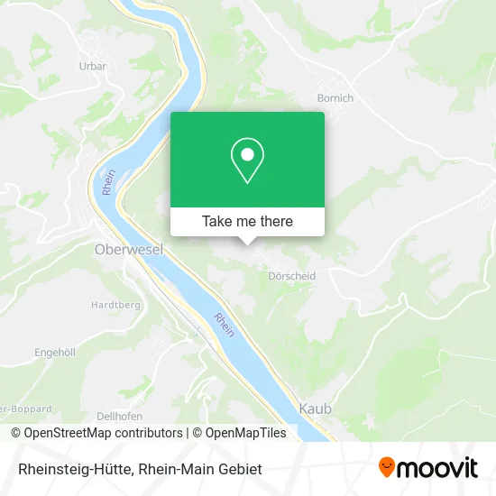 Карта Rheinsteig-Hütte