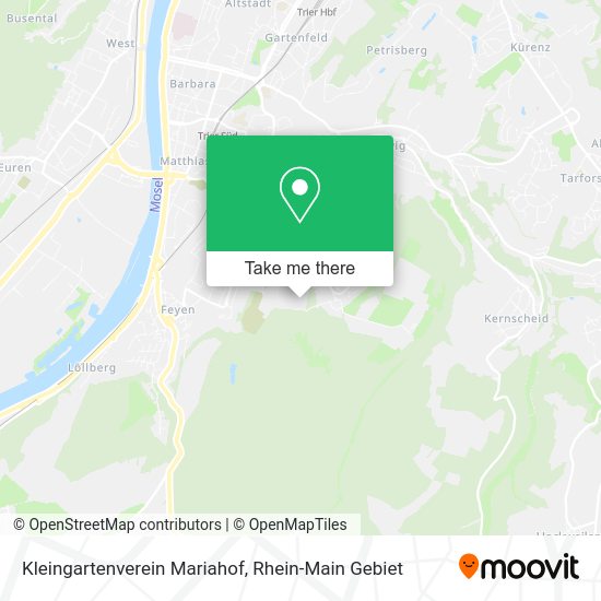 Карта Kleingartenverein Mariahof