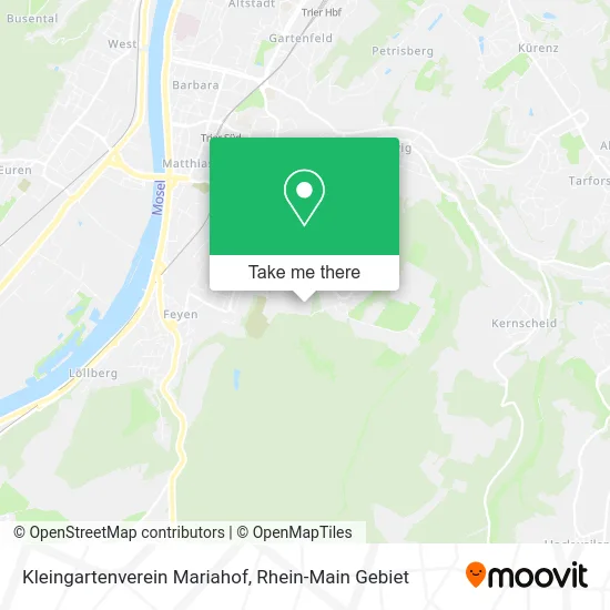 Карта Kleingartenverein Mariahof